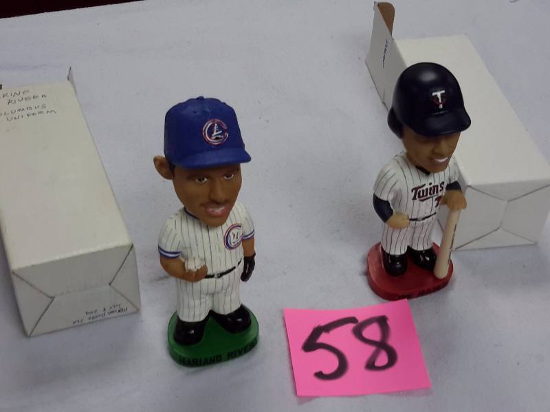 Mariano Rivera and Joe Mauer, 2005 Batting Champion Bobble heads