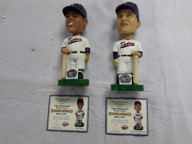 Tony Oliva and Harmon Killebrew Bobble Heads