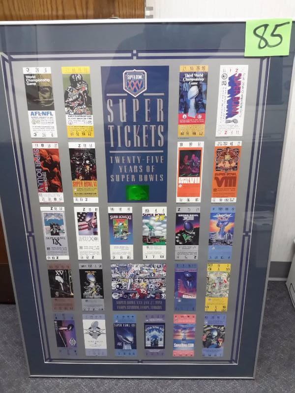 : Highland Mint Las Vegas Raiders 15 x 22 Super Bowl Ticket  Collection : Sports & Outdoors