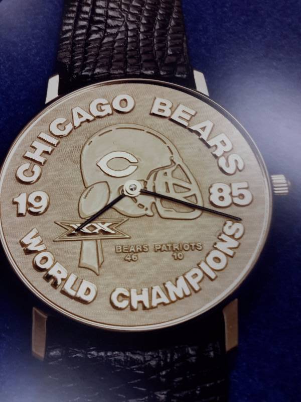 1985 Chicago Bears World Champions Watch Picture