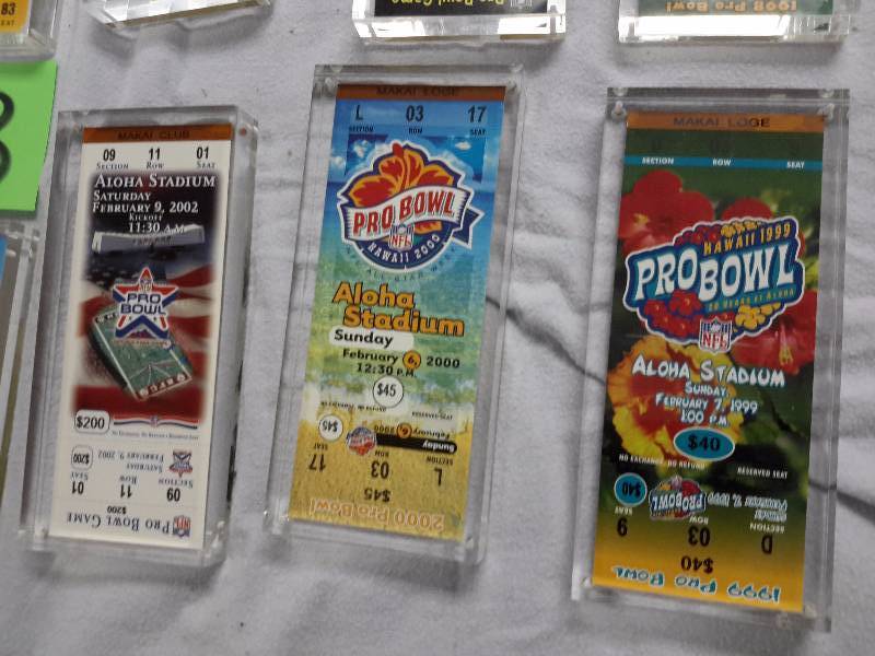 PRO BOWL, Replica Tickets in Acrylic