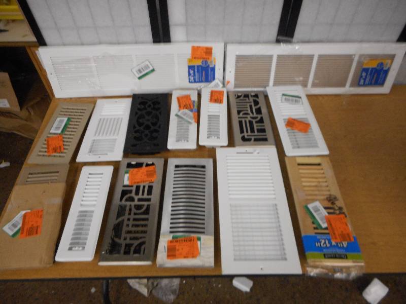 (15) HEAT REGISTER VENTS
