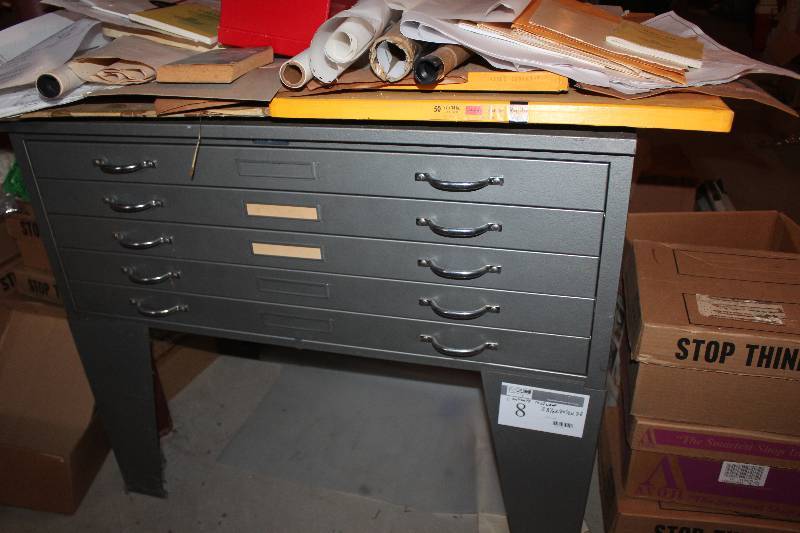 5-Drawer Engineering Filing Cabinet