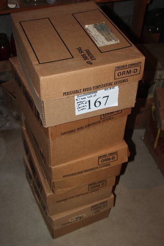 Lot of (5) Boxes of Mason Jars
