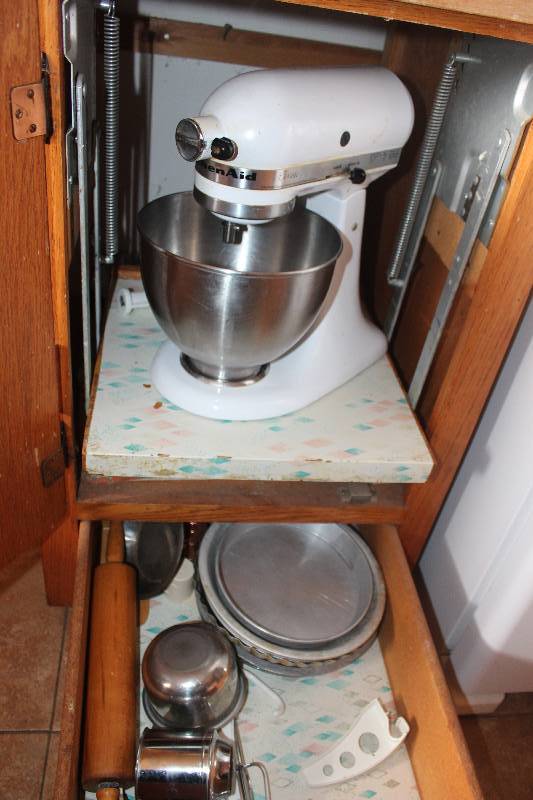 Contents of Cabinet Electric Mixer