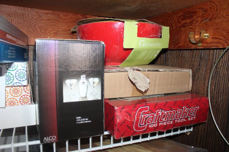 Shelf Lot of Tools