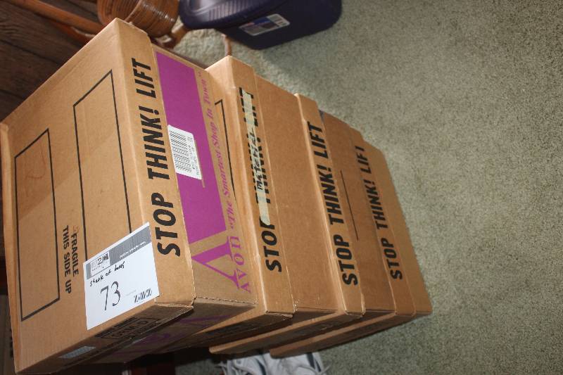 Stack of Boxes of DVD, CD