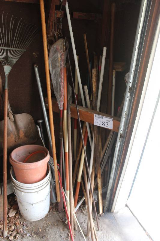 Corner Lot of Yard Tools