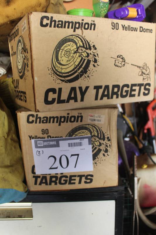 Lot of (2) Champion Clay Targets
