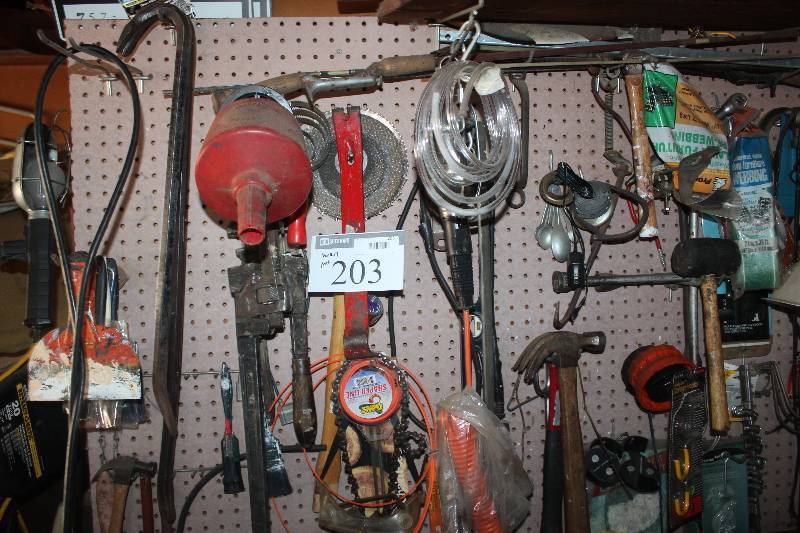 Wall Lot of Tools