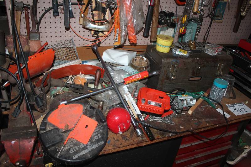 Shelf Lot of Tools
