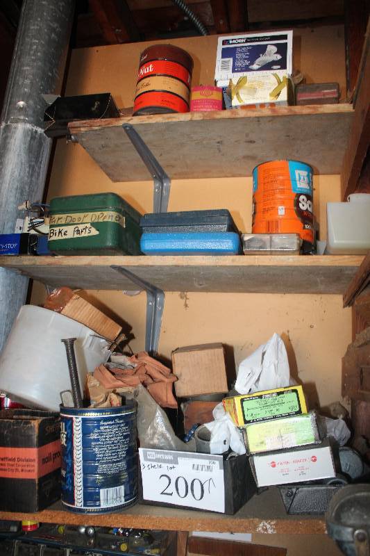 Shelf Lot Including 40pc Tap And Die Set 51pc Socket Set And More