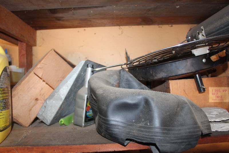 Shelf Lot of Tools, Household