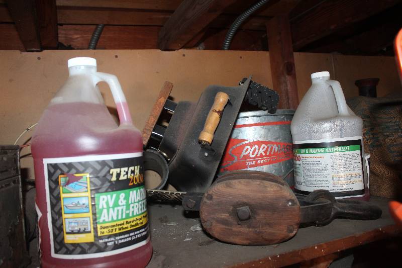 Shelf Lot of Tools, Household