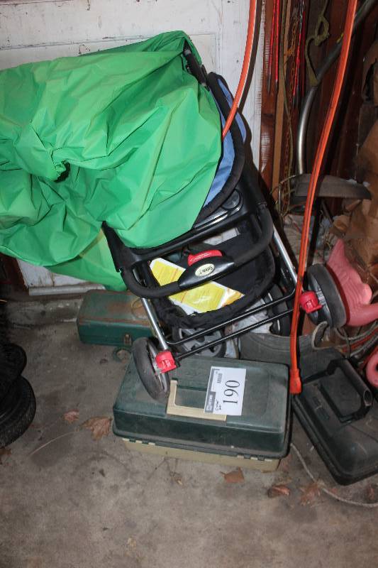 Corner Lot of Yard Tools, Fishing Gear