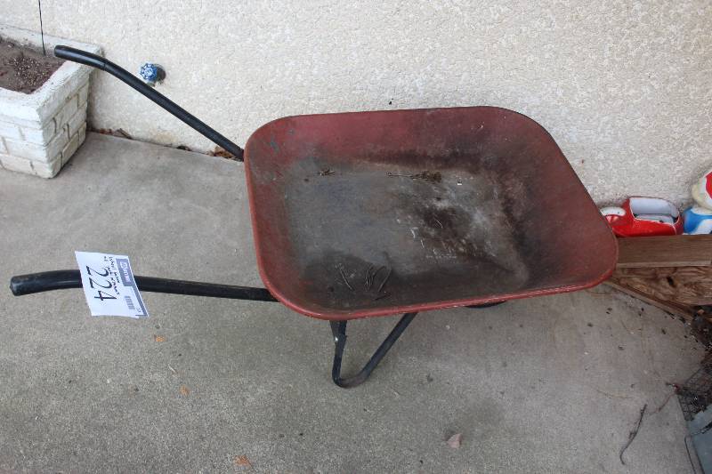 Wheel Barrow, Yard Ornaments
