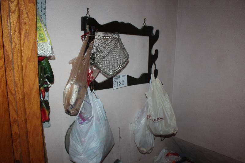 Stairwell Lot Includes Mops and Ski Poles