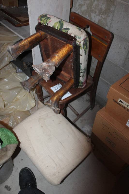 Lot of (3) Chairs and Stools