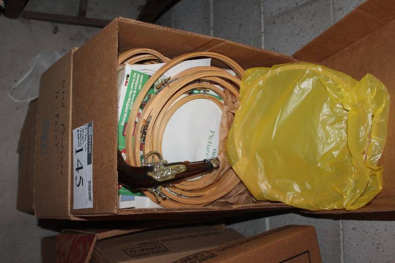 Lot of (5) Boxes of Crafting Supplies