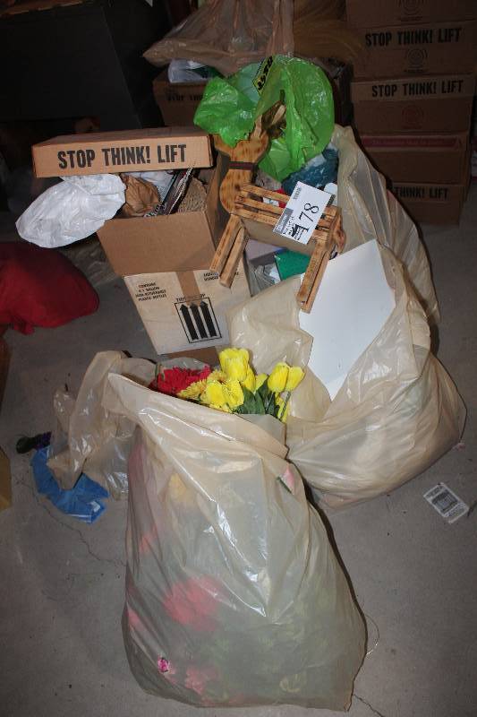 Pile Lot of Christmas Decorations