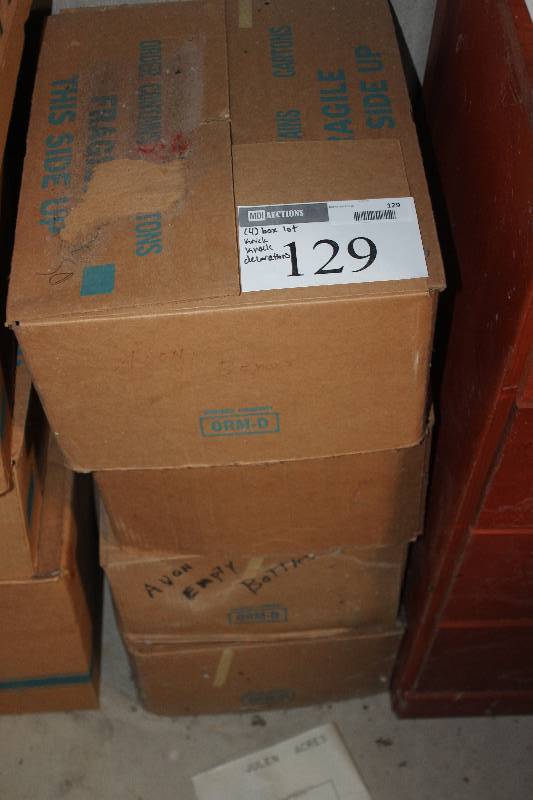 Lot of (4) Boxes of House Decorations