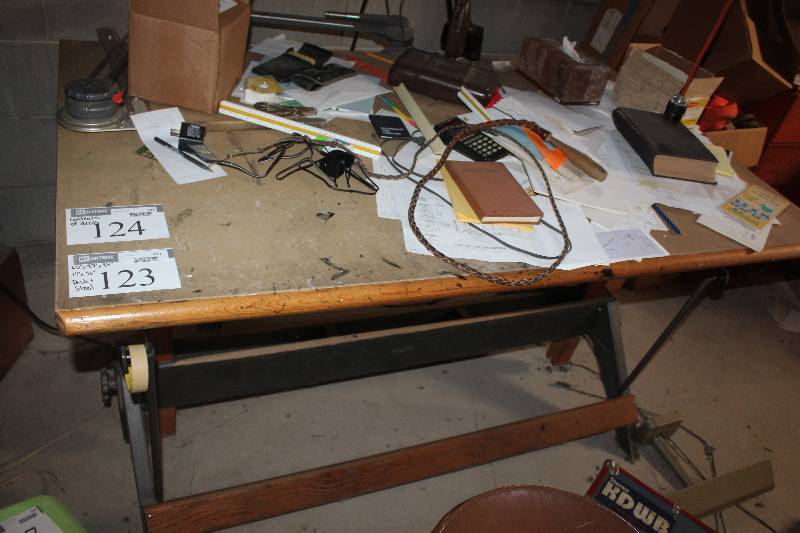 Desk and Stool