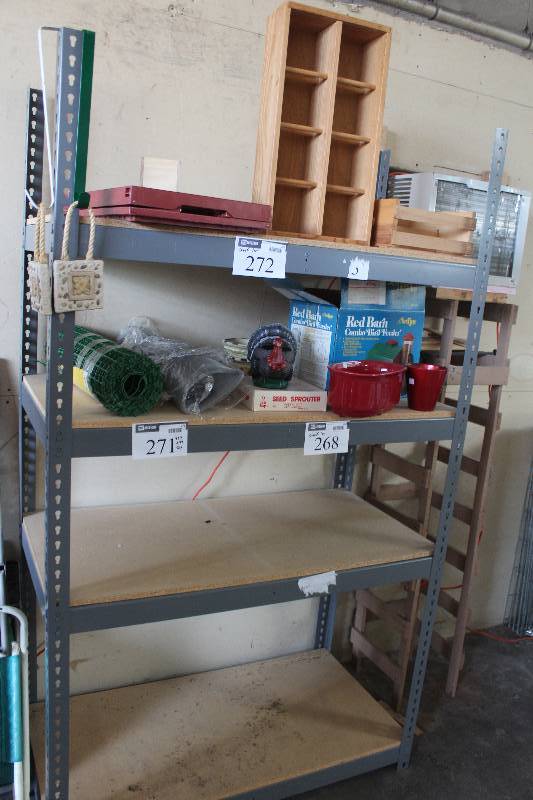 lot 271 image: 4-Shelf Unit