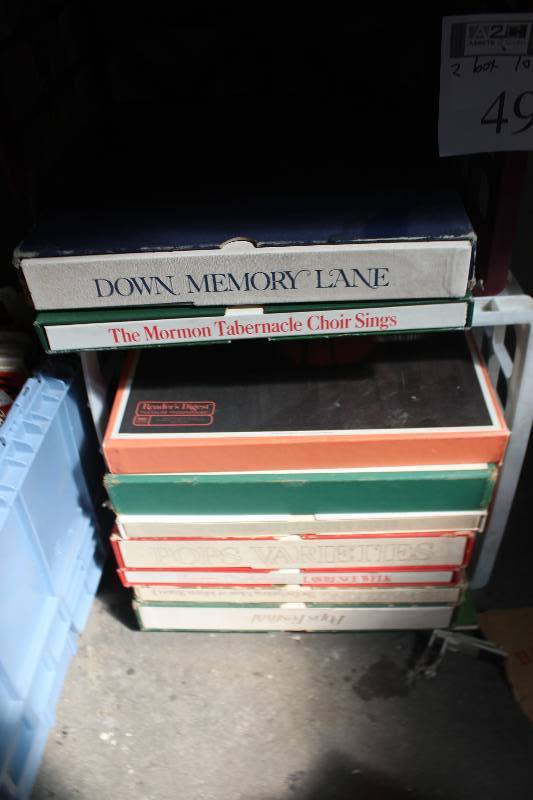 lot 49 image: Lot of (2) Box Lot of Vinyl LP