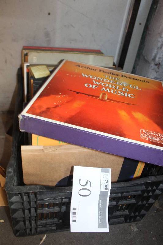 lot 50 image: Box Lot of Vinyl LP