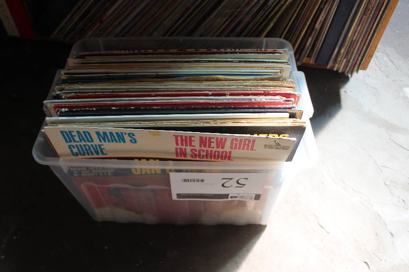 lot 52 image: Box Lot of Vinyl LP