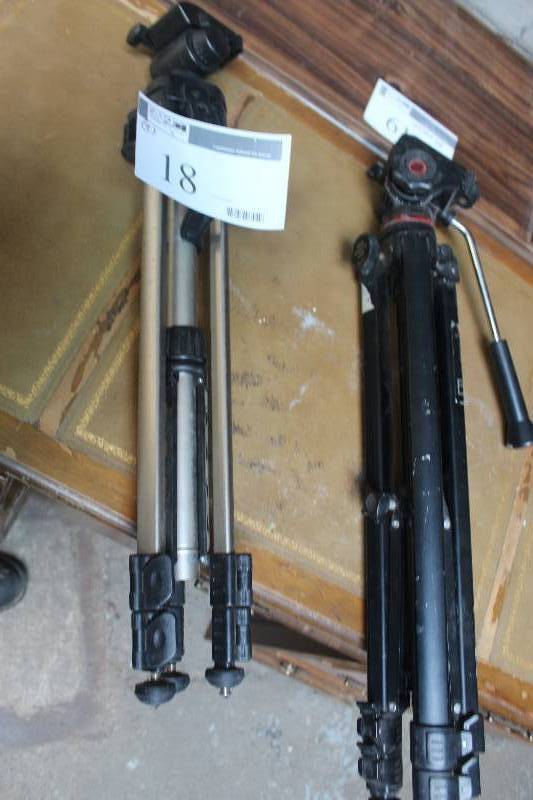 lot 18 image: Lot of (2) Tripods