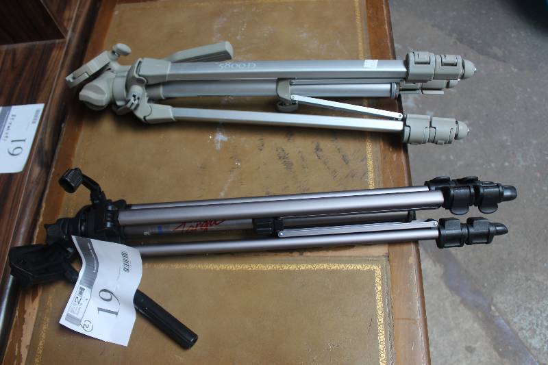 lot 19 image: Lot of (2) Tripods