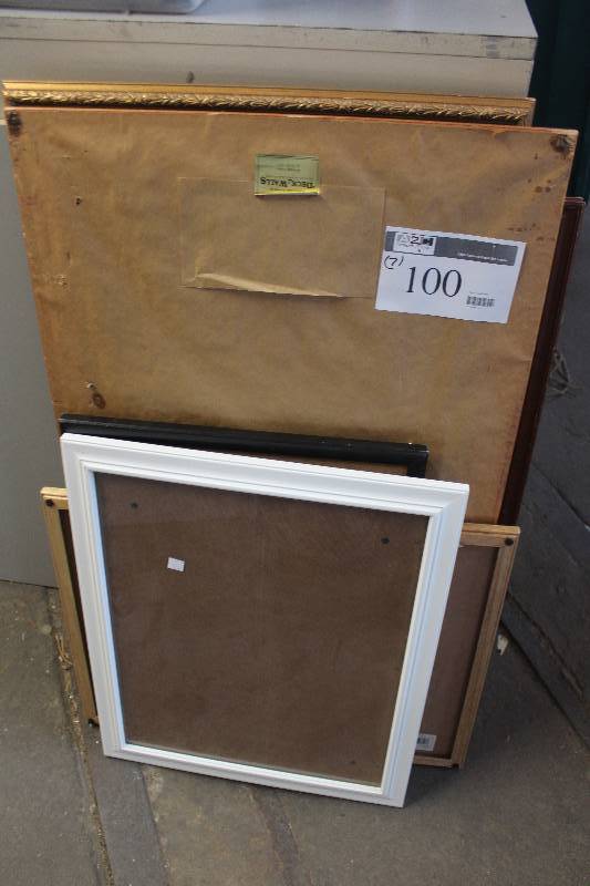 lot 100 image: Lot of (7) Framed Wall Art