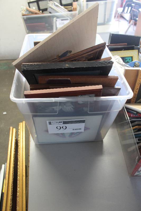 lot 99 image: Box Lot of Various Picture Frames