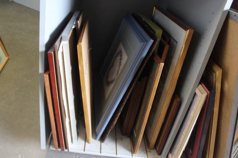 lot 111 image: Box Lot of Various Picture Frames