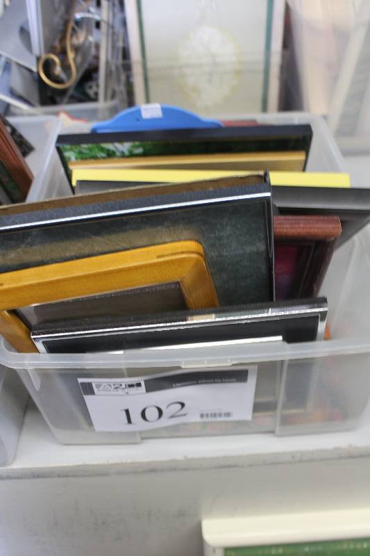 lot 102 image: Box Lot of Various Picture Frames