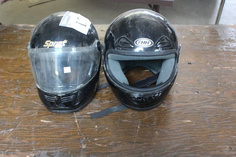 lot 126 image: Lot of (2) Motorcycle Helmets