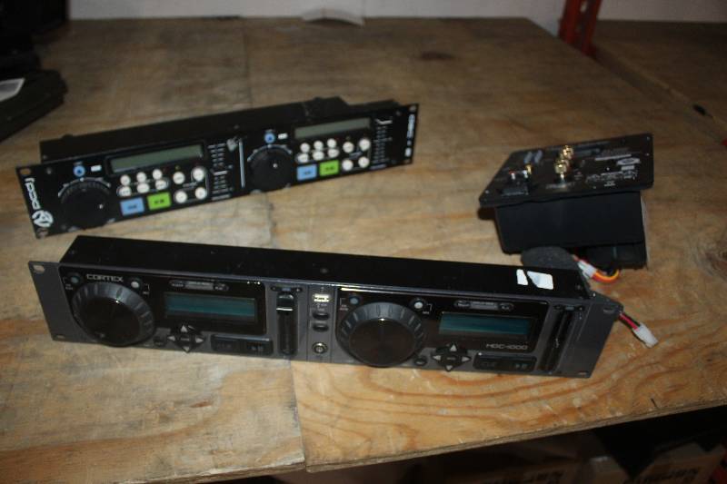 lot 221 image: Lot of (3) Electronic Equipment Including Cortex HDC Digital Music Media Player Definitive Technologies Wireless Adapter Port DAC-2 Digital to Audio Converter