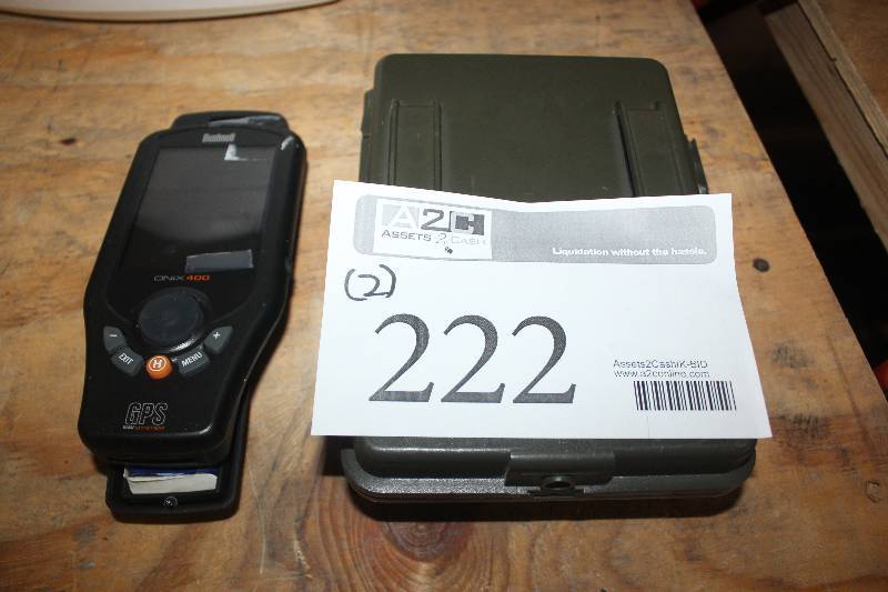 lot 222 image: Lot of (2) Electronic Equipment Including Stealth Cam GPS