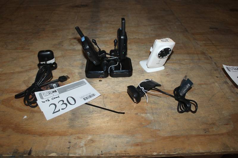 lot 230 image: Lot of (4) Web Cams