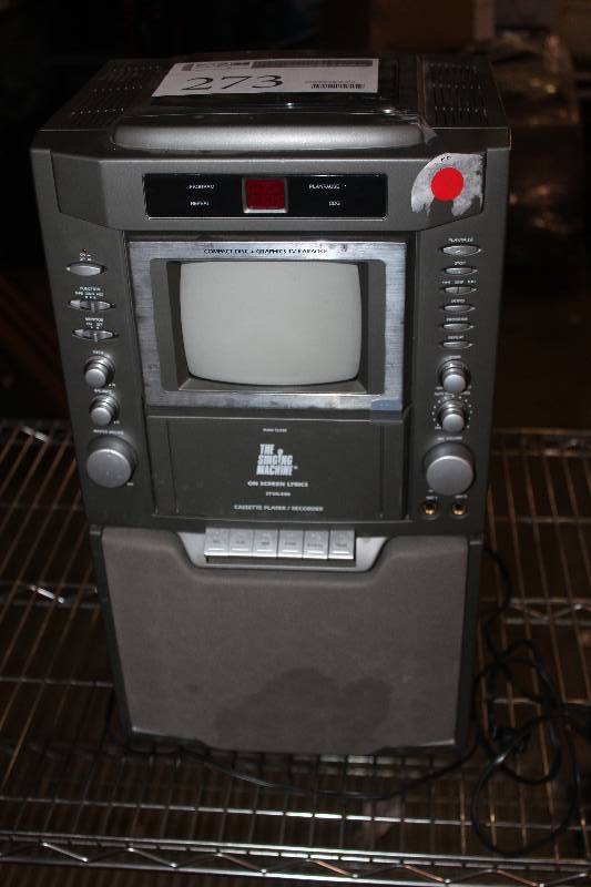 lot 273 image: The Singing Machine Karaoke Machine