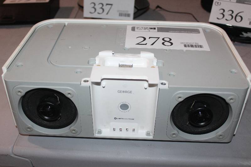 lot 278 image: Chestnut Hill Sound George iPod Docking Player