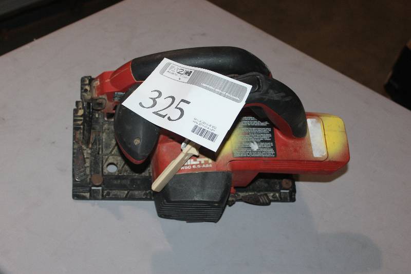 lot 325 image: Hilti WSC 6.5-A24 Cordless Circular Saw