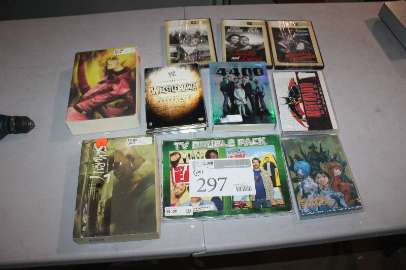 lot 297 image: Lot of (10) Videos
