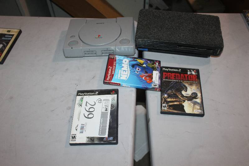 lot 299 image: Lot of (5) Sony Playstation Video Games, Consoles