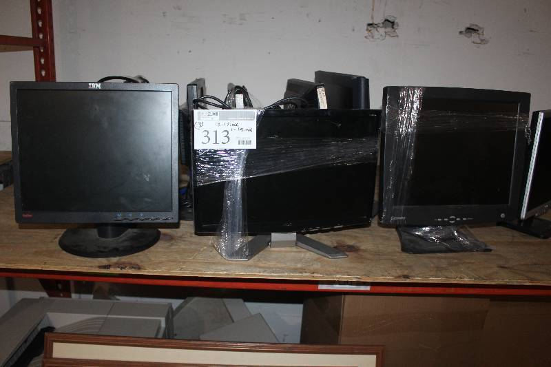 lot 313 image: Lot of (3) Monitors 2-Acer 17, IBM 19