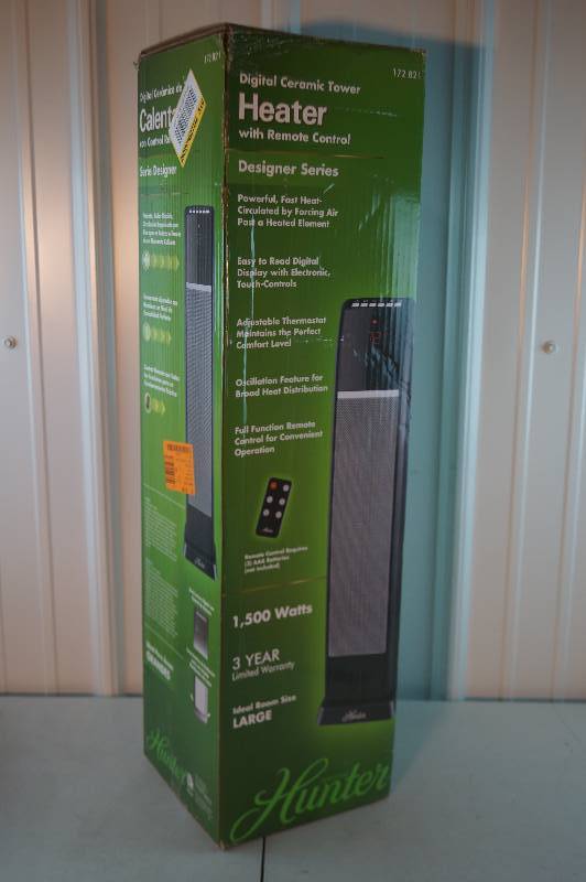 Hunter Digital Ceramic Tower Heater