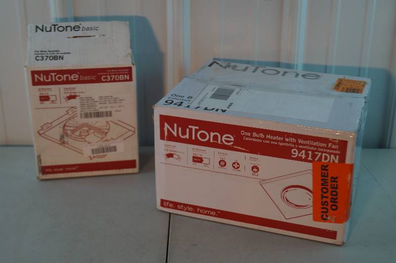 NuTone Fan Motor & Ventilation Fan