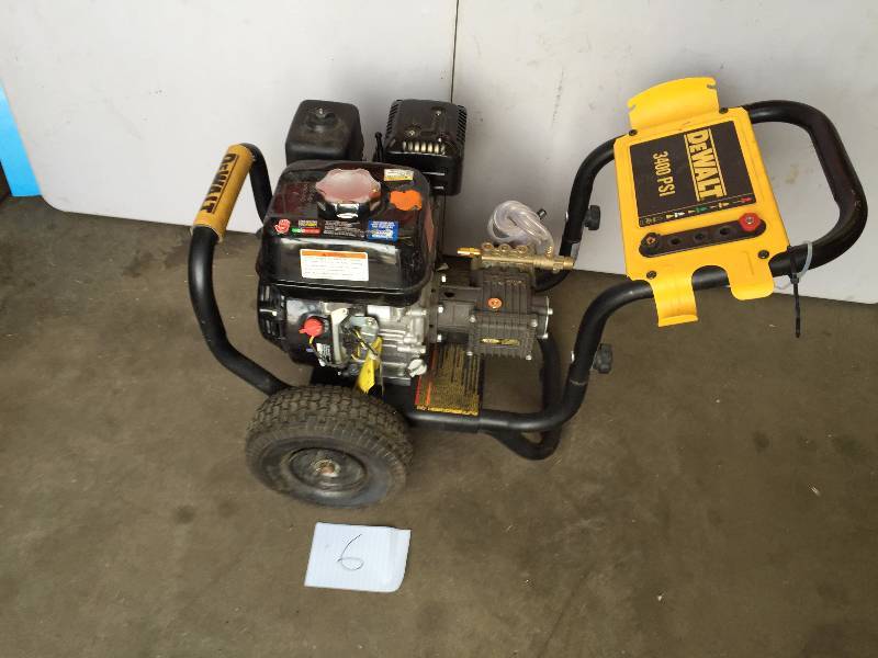 dewalt 3400 psi pressure washer pump oil type weight