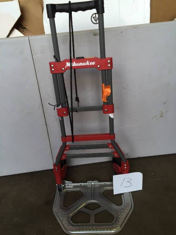 lot 13 image: Milwaukee 150 lb. Capacity Folding Hand Truck